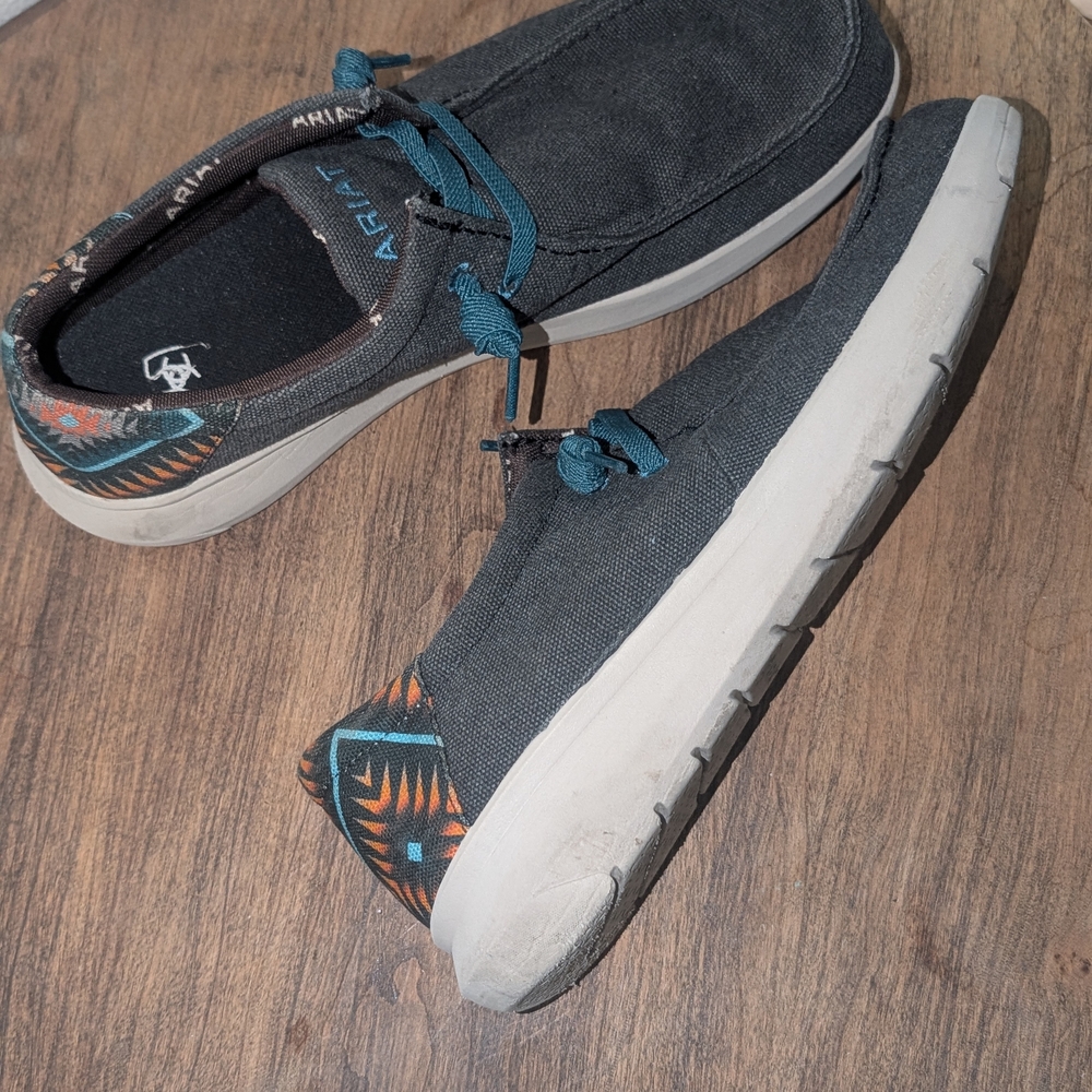 Ariat Men's Casual Black and Gray Shoes
